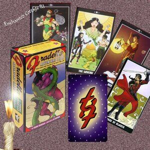 🌠 FRADELLA ADVENTURE TAROT 78 Cards + Instruction Book  Frank Fradella 2003